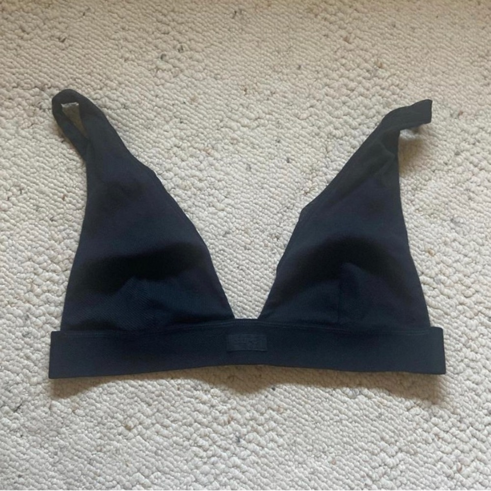 Skims Plunge Bralette Onyx size XL